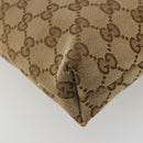 GUCCI GG Canvas Shoulder Bag Beige Gold 388924 Auth 176257-16
