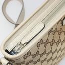 GUCCI GG Canvas Shoulder Bag Beige Gold 388924 Auth 176257-10