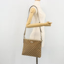 GUCCI GG Canvas Shoulder Bag Beige Gold 388924 Auth 176257-23