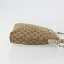 GUCCI GG Canvas Shoulder Bag Beige Gold 388924 Auth 176257-3
