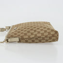GUCCI GG Canvas Shoulder Bag Beige Gold 388924 Auth 176257-4