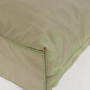 PRADA Hand Bag Nylon Green Silver Auth 176258-16