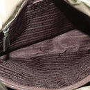 PRADA Hand Bag Nylon Green Silver Auth 176258-10