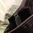 PRADA Hand Bag Nylon Green Silver Auth 176258-26