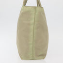PRADA Hand Bag Nylon Green Silver Auth 176258-3