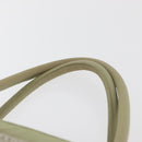 PRADA Hand Bag Nylon Green Silver Auth 176258-8