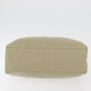 PRADA Hand Bag Nylon Green Silver Auth 176258-5
