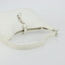 HERMES Trim 35 Shoulder Bag Togo leather White Silver Auth 176262A-7