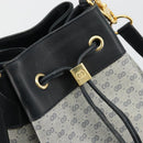 GUCCI Micro GG Supreme Shoulder Bag PVC Navy Gold 001 58 4793 Auth 176265-14