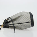 GUCCI Micro GG Supreme Shoulder Bag PVC Navy Gold 001 58 4793 Auth 176265-5