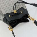 GUCCI Micro GG Supreme Shoulder Bag PVC Navy Gold 001 58 4793 Auth 176265-6