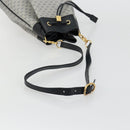 GUCCI Micro GG Supreme Shoulder Bag PVC Navy Gold 001 58 4793 Auth 176265-7