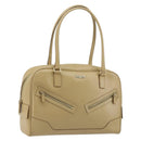 GUCCI Micro GG Supreme Hand Bag PVC Beige Gold 002 1115 Auth 176267A-1