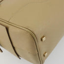 GUCCI Micro GG Supreme Hand Bag PVC Beige Gold 002 1115 Auth 176267A-11