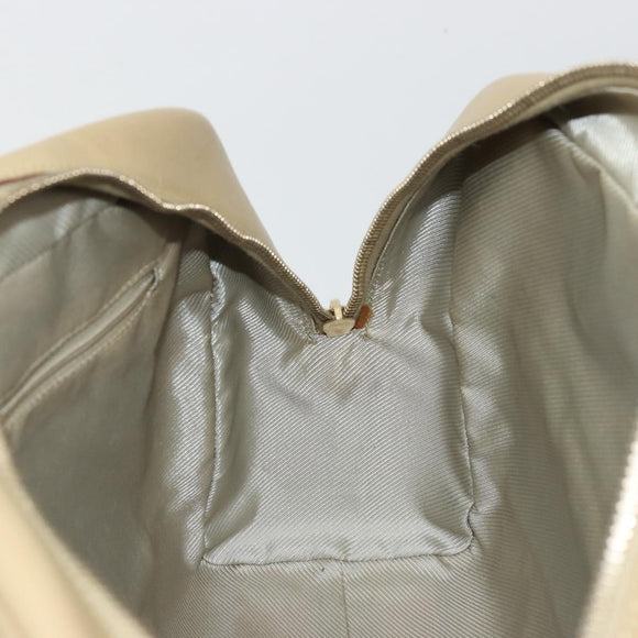 GUCCI Micro GG Supreme Hand Bag PVC Beige Gold 002 1115 Auth 176267A