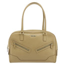 GUCCI Micro GG Supreme Hand Bag PVC Beige Gold 002 1115 Auth 176267A-2