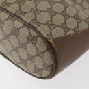 GUCCI GG Supreme Web Sherry Line Bag PVC Beige Gold 72 02 034 Auth 176268-14