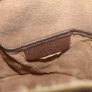 GUCCI GG Supreme Web Sherry Line Bag PVC Beige Gold 72 02 034 Auth 176268-17