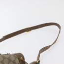 GUCCI GG Supreme Web Sherry Line Bag PVC Beige Gold 72 02 034 Auth 176268-8