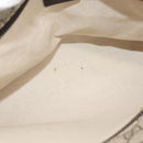 GUCCI GG Supreme Tote Bag PVC Beige Silver 211138 Auth 176269-11
