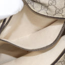 GUCCI GG Supreme Tote Bag PVC Beige Silver 211138 Auth 176269-21