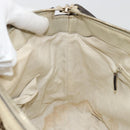 GUCCI GG Canvas Hand Bag 2way Beige Gold 247902 Auth 176270-23