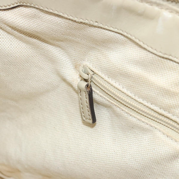 GUCCI GG Canvas Hand Bag 2way Beige Gold 247902 Auth 176270