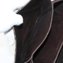 FENDI Zucca Canvas Shoulder Bag Black Brown Auth 176273-19