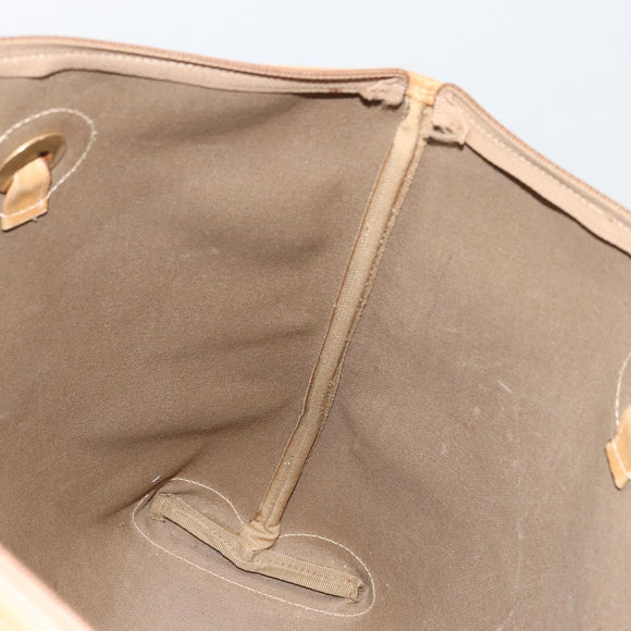 GUCCI Micro GG Supreme Tote Bag PVC Beige Goud 002 4868 39 Auth 176281