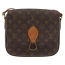 LOUIS VUITTON Monogram Saint Cloud GM Shoulder Bag M51242 LV Auth 176282-13