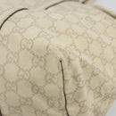 GUCCI GG Canvas Guccissima Tote Bag Leather Ivory Gold 197954 Auth 176287-15