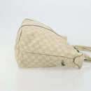 GUCCI GG Canvas Guccissima Tote Bag Leather Ivory Gold 197954 Auth 176287-3