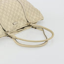 GUCCI GG Canvas Guccissima Tote Bag Leather Ivory Gold 197954 Auth 176287-7