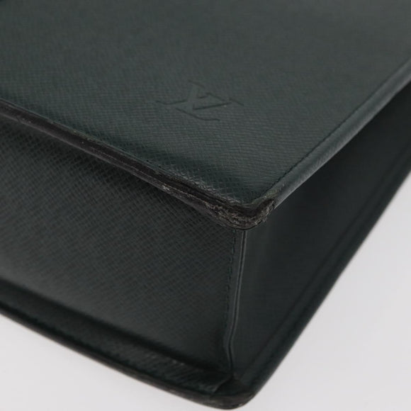 LOUIS VUITTON Taiga Porte Documents Rozan Bag Epicea M30054 LV Auth 176307