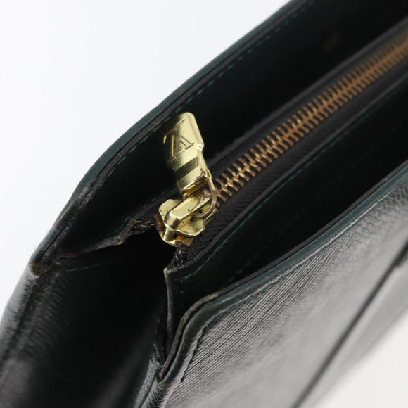 LOUIS VUITTON Taiga Porte Documents Rozan Bag Epicea M30054 LV Auth 176307