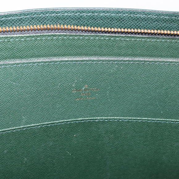 LOUIS VUITTON Taiga Porte Documents Rozan Bag Epicea M30054 LV Auth 176307