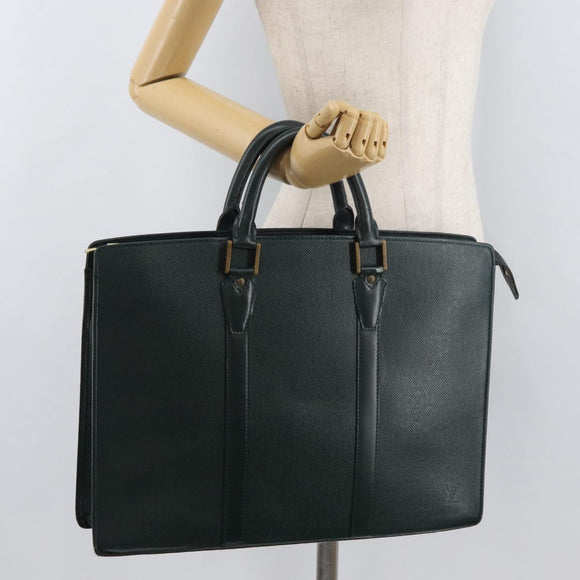 LOUIS VUITTON Taiga Porte Documents Rozan Bag Epicea M30054 LV Auth 176307