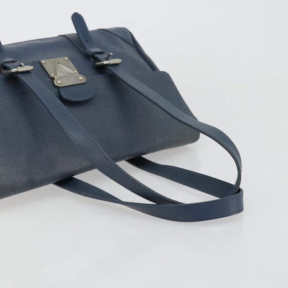 LOUIS VUITTON Epi Segur MM Hand Bag Myrtille M5886G LV Auth 176309