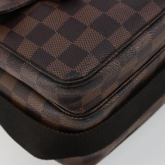 LOUIS VUITTON Damier Ebene Broadway Shoulder Bag N42270 LV Auth 176312