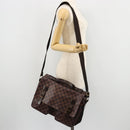 LOUIS VUITTON Damier Ebene Broadway Shoulder Bag N42270 LV Auth 176312-24