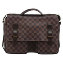 LOUIS VUITTON Damier Ebene Broadway Shoulder Bag N42270 LV Auth 176312-13