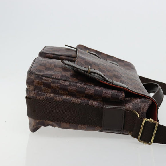 LOUIS VUITTON Damier Ebene Broadway Shoulder Bag N42270 LV Auth 176312