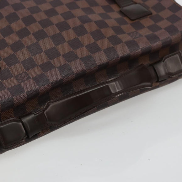 LOUIS VUITTON Damier Ebene Broadway Shoulder Bag N42270 LV Auth 176312