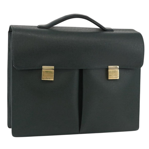 LOUIS VUITTON Taiga Serviette Kazan Business Bag Epicea M30804 LV Auth 176318