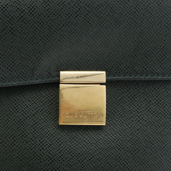 LOUIS VUITTON Taiga Serviette Kazan Business Bag Epicea M30804 LV Auth 176318