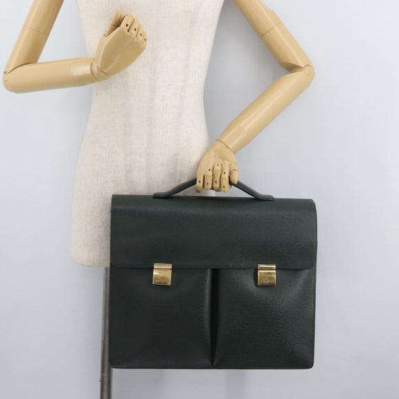 LOUIS VUITTON Taiga Serviette Kazan Business Bag Epicea M30804 LV Auth 176318