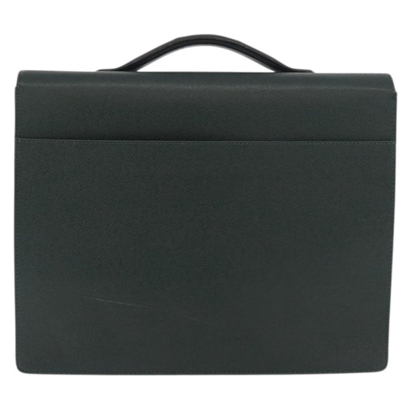LOUIS VUITTON Taiga Serviette Kazan Business Bag Epicea M30804 LV Auth 176318