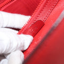 CELINE Hand Bag Leather Red Gold Auth 176319-12