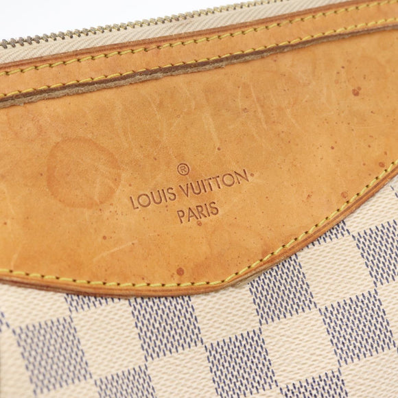 LOUIS VUITTON Damier Azur Siracusa MM Shoulder Bag N41112 LV Auth 176326