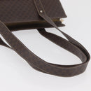 CELINE Macadam Canvas Tote Bag PVC Leather Brown Gold Auth 176329-7